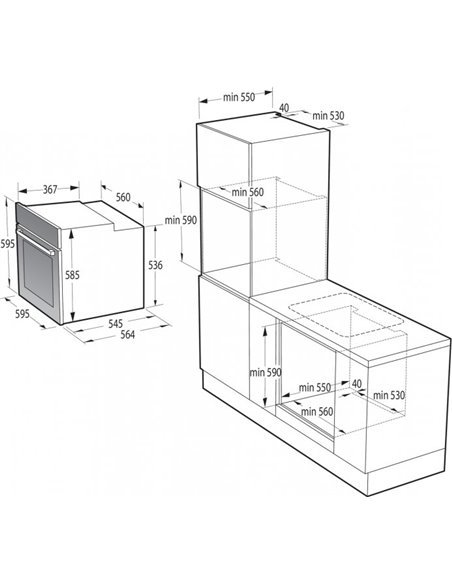 Електрична духова шафа GORENJE BOS67371SYW
