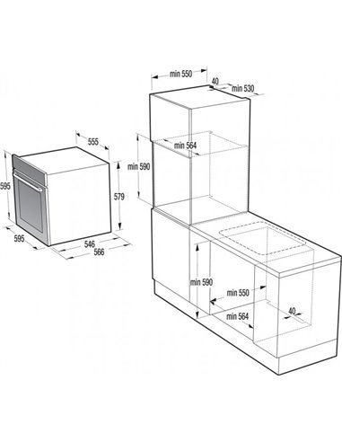 Електрична духова шафа GORENJE BOP 798 S54X