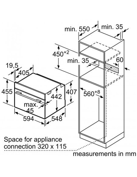 Електрична духова шафа BOSCH CDG634AS0