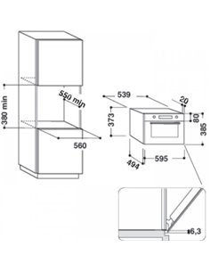 Вбудована мікрохвильова піч WHIRLPOOL AMW 730/IX 2