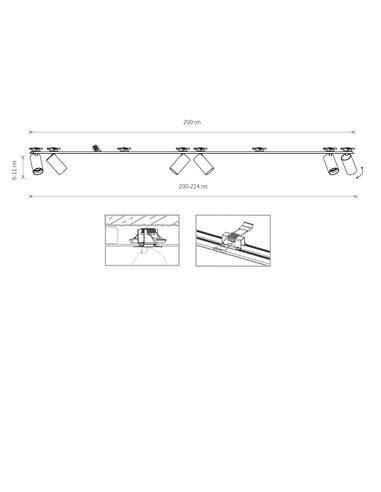 Спот Nowodvorski 7832 Mono Surface VI White